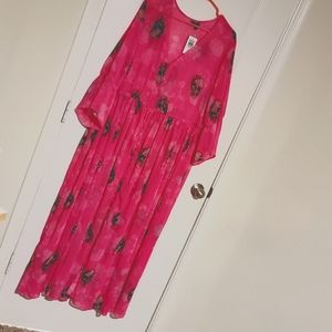 Pink cover up TORRID Kimono